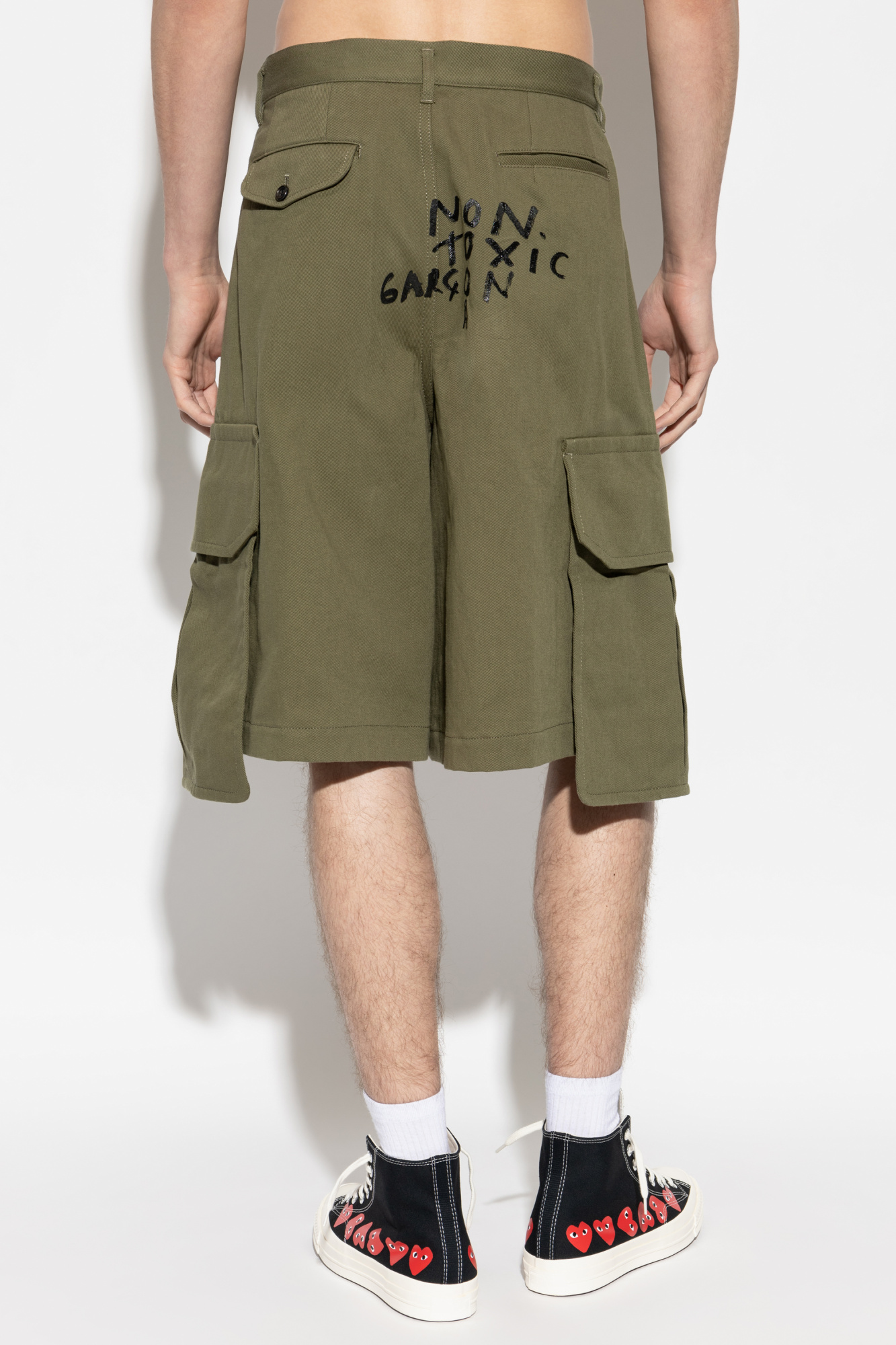 パンツ comme des garcons homme cargo shorts S Comme des Garçons Shirt 'Cargo'-style shorts | Men's | Vitkac